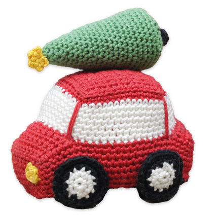 Häkelset Weihnachtsauto - Amigurumi DIY Kit
