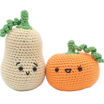 Häkelset Kürbis Set - Amigurumi DIY Kit