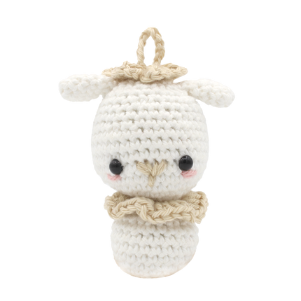 Häkelset Anhänger Mini Lämmchen - Amigurumi DIY Kit