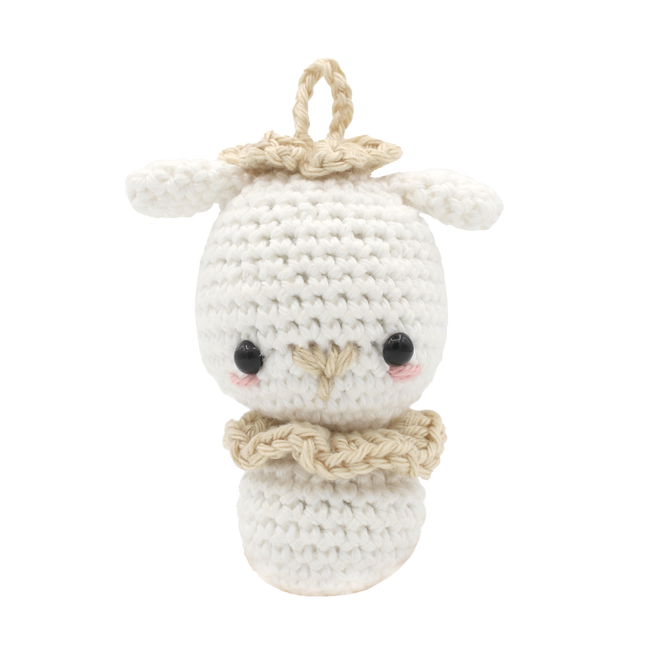 Häkelset Anhänger Mini Lämmchen - Amigurumi DIY Kit