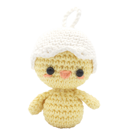 Häkelset Anhänger Mini Küken - Amigurumi DIY Kit
