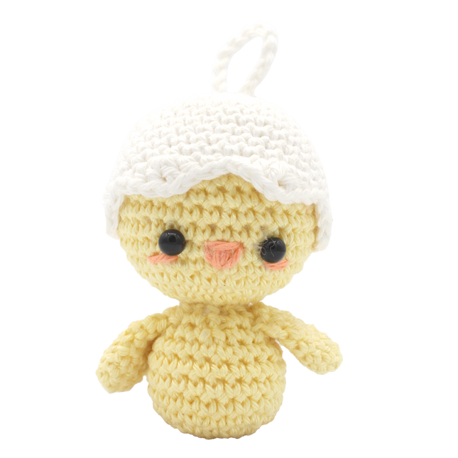 Häkelset Anhänger Mini Küken - Amigurumi DIY Kit
