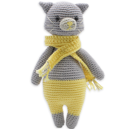 Häkelset Polly Katze - Amigurumi DIY Kit