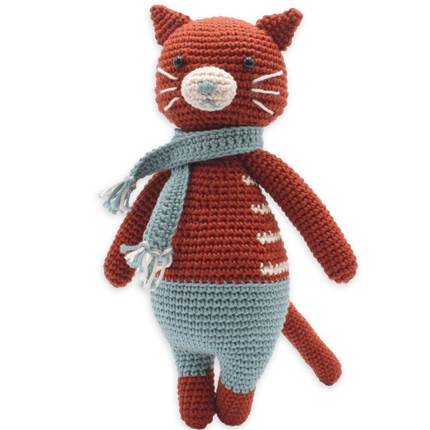 Häkelset Pixie Katze - Amigurumi DIY Kit