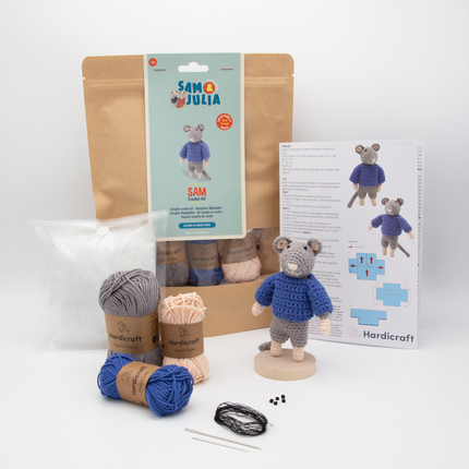 Häkelset Sam - Amigurumi DIY Kit