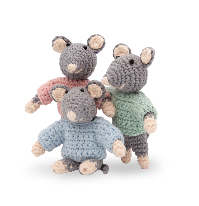 Häkelset Die Drillinge - Amigurumi DIY Kit