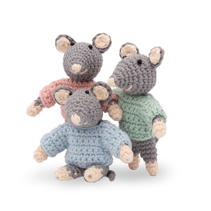 Häkelset Die Drillinge - Amigurumi DIY Kit