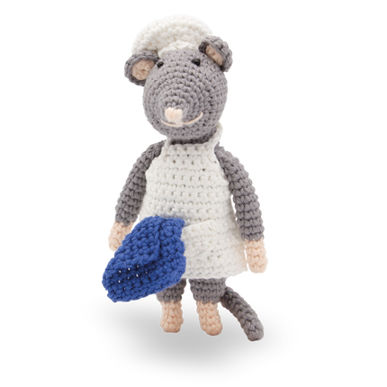 Häkelset Bäcker Maus - Amigurumi DIY Kit