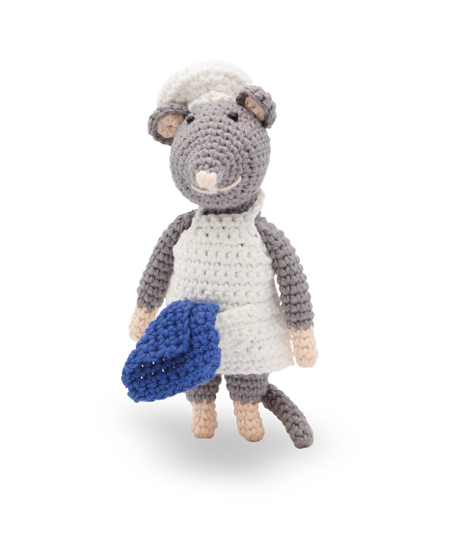 Häkelset Bäcker Maus - Amigurumi DIY Kit