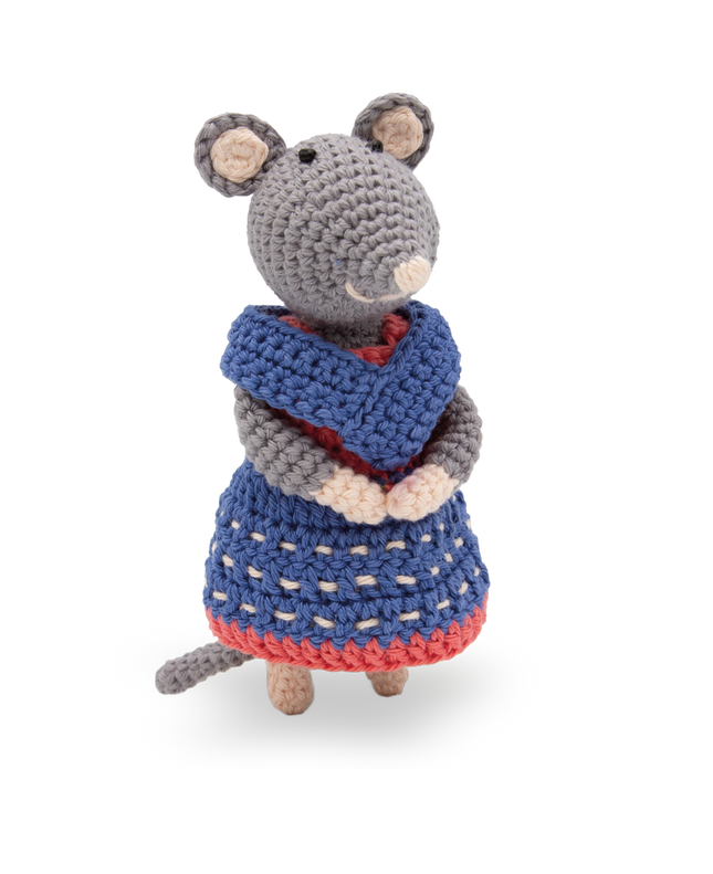 Häkelset Mutter Maus - Amigurumi DIY Kit