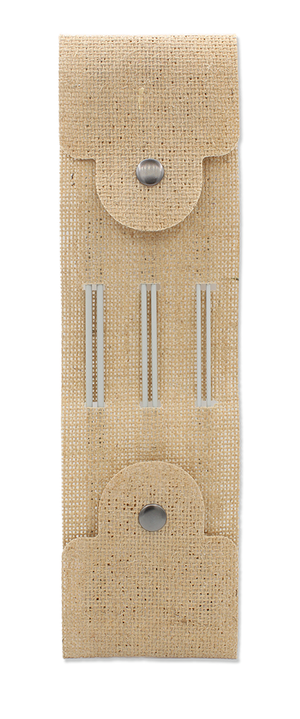 Stricknadeln Set Aluminium mit Bambusknopf – 2,0 / 2,5 / 3,0 mm
