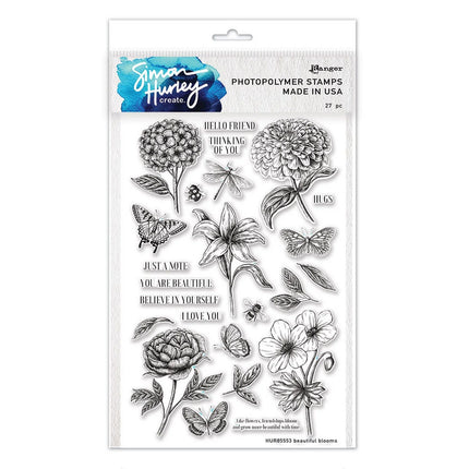 Ranger • Simon Hurley Create Photopolymer-Stempel Beautiful Blooms