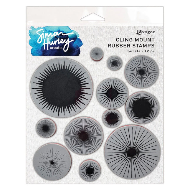 Ranger • Simon Hurley Create. Cling Mount Gummistempel Bursts