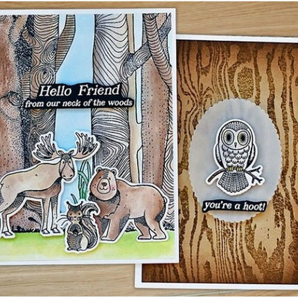 Ranger • Simon Hurley Create. Photopolymer-Stempel Woodland Wildlife