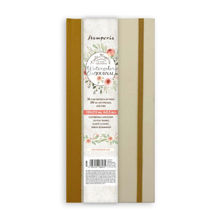 Create Happiness Mixed Media Journal cm 10x21 Aquarellseiten - gr 250