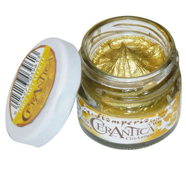 CerAntica Wachs im Used-Look 20 ml - Metallisches Gold