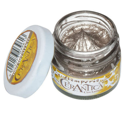 CerAntica Wachs im Used-Look 20 ml - Metallisches Silber