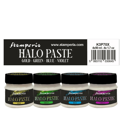 Set 4 Farben Halo Paste ml 50 je