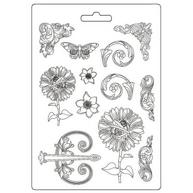 Weiche Form A4 - Sir Vagabond in Fantasy World mechanische Sonnenblume