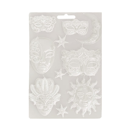 Weiche Form A4 - Masquerade Masken