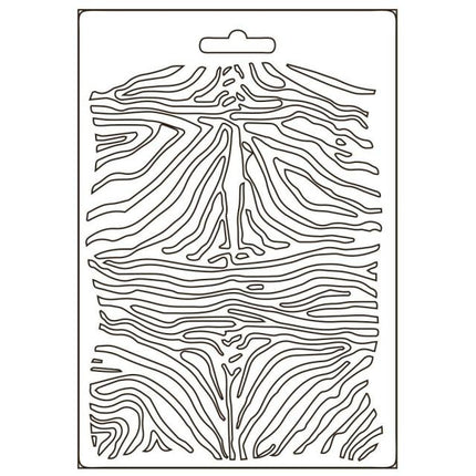 Weiche Form A5 - Savana Zebra-Muster