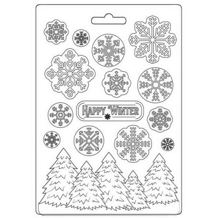 Weiche Form A5 - Fröhlicher Winter