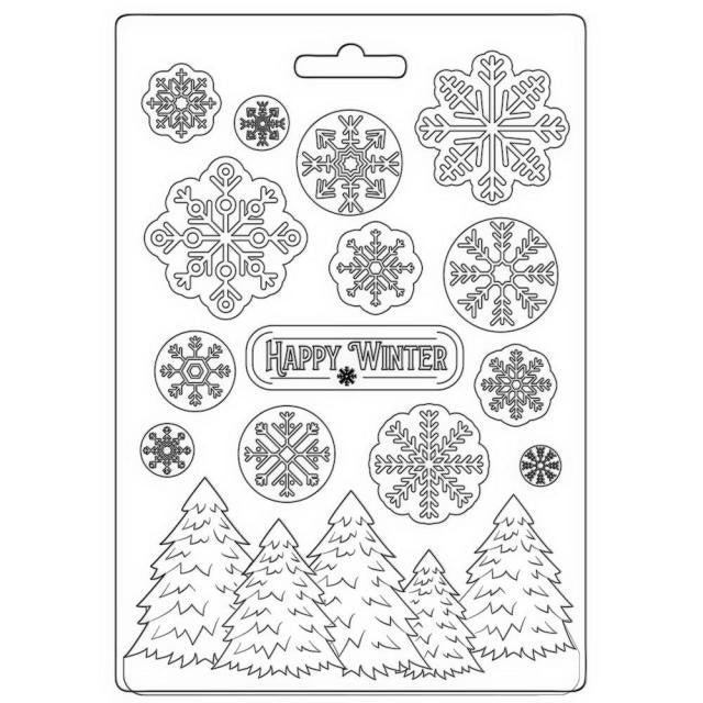 Weiche Form A5 - Fröhlicher Winter