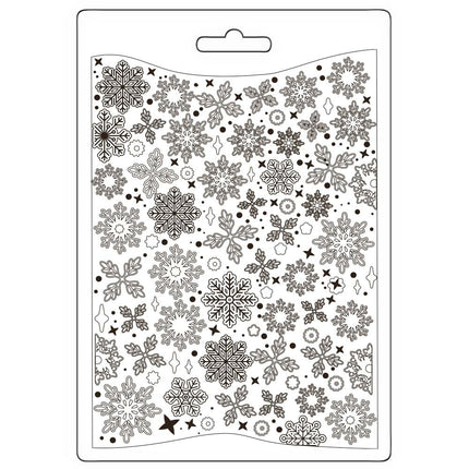 Weiche Form A5 - Create Happiness Tauperlen Schneeflocken