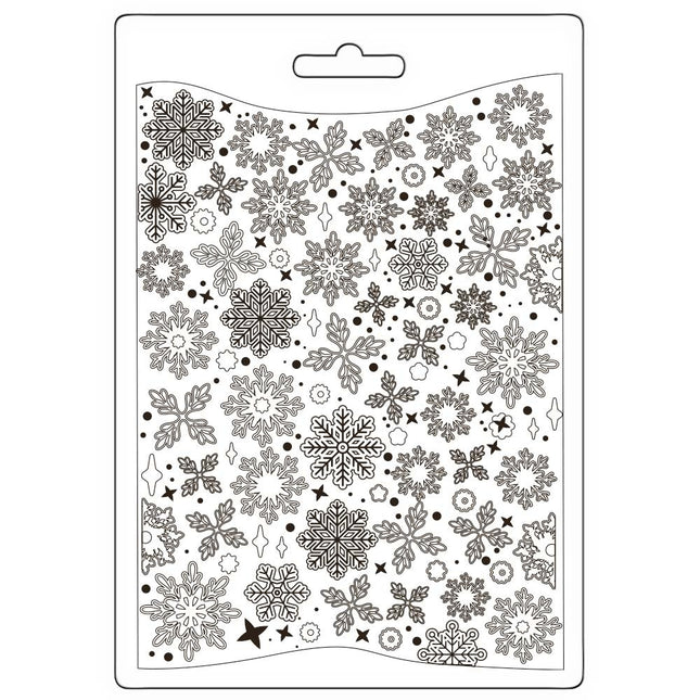 Weiche Form A5 - Create Happiness Tauperlen Schneeflocken