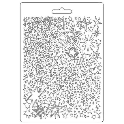 Weiche Form A5 - Weihnachts-Patchwork Sterne
