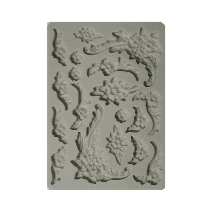 Silikonform A5 - Precious Blumen Ecken