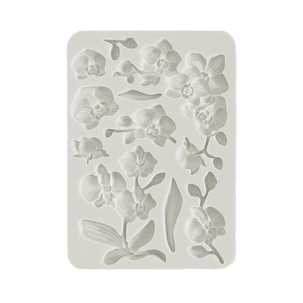Silikonform A5 - Orchideen und Katzen Orchideen
