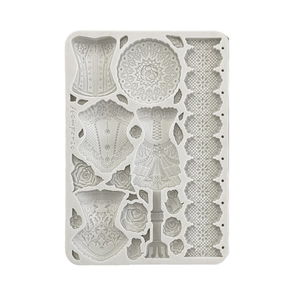 Silikonform A5 - Old Lace Schaufensterpuppen und Korsetts