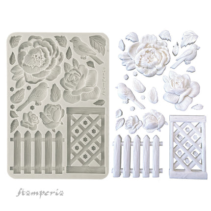 Silikonform A5 - House of Roses Zaun