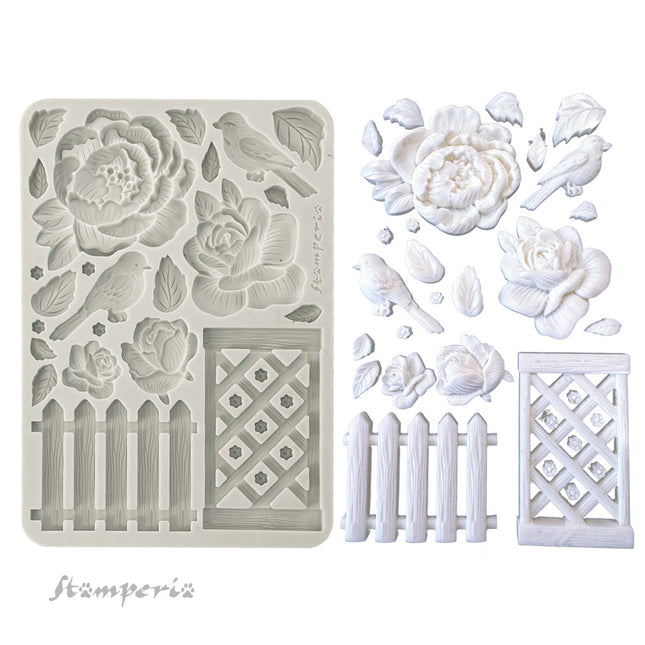 Silikonform A5 - House of Roses Zaun