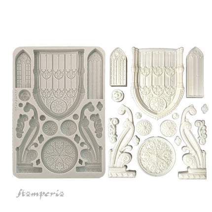 Silikonform A5 - Master of Magic gotische Architekturelemente