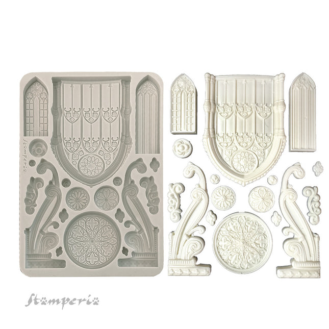 Silikonform A5 - Master of Magic gotische Architekturelemente