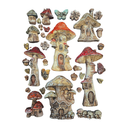 Silikonform A5 - Hidden Grove Pilzhaus