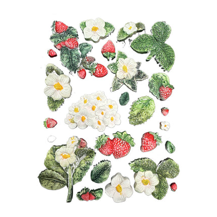 Silikonform A5 - Hidden Grove Erdbeeren