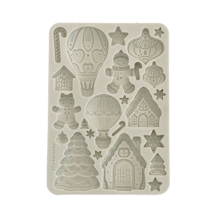 Silikonform A5 - Candy Christmas Lebkuchen