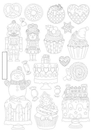 Silikonform A5 - Candy Christmas Kuchen