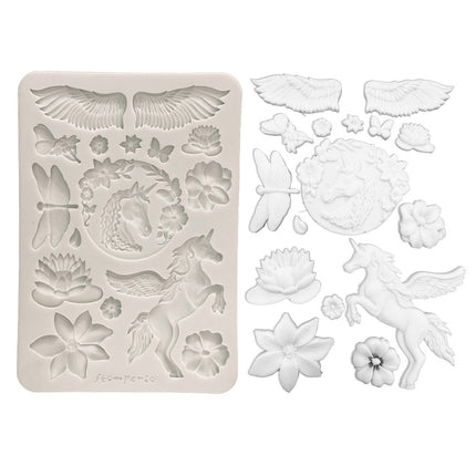 Silikonform Designs A5 für Kunst und Handwerk - Wonderland