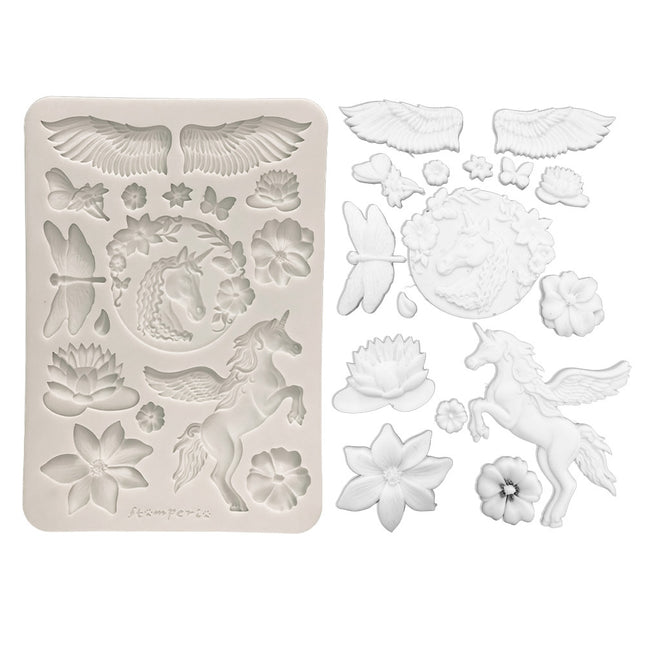 Silikonform Designs A5 für Kunst und Handwerk - Wonderland