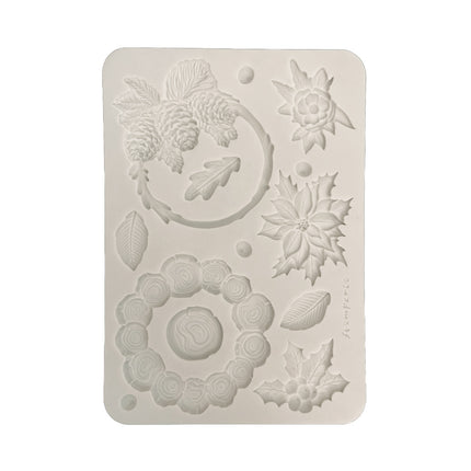 Silicon mould Designs A5 for Art and Craft - Christmas garlands