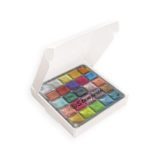 Set Metallic Aquarellfarben - 24 Farben