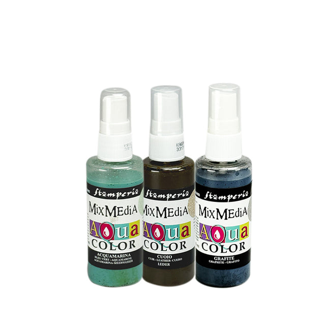 Aquacolor Auswahl für Kunst und Handwerk 3 Farben - All Around
