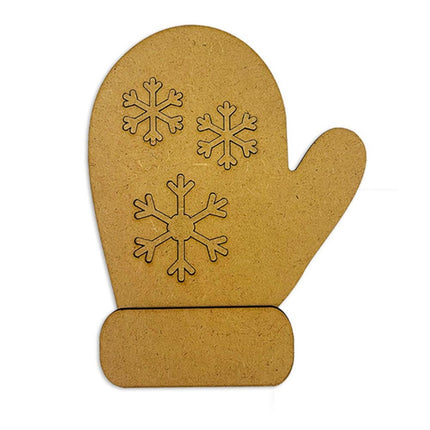 Bastelformen: Handschuhe und Schneeflocken