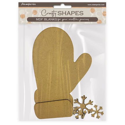 Bastelformen: Handschuhe und Schneeflocken