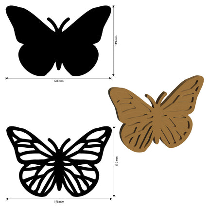 Bastel-Formen: Quiet Days Schmetterling