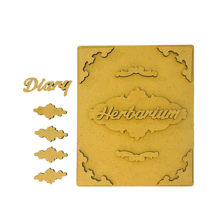 Bastelmotiven: Herbarium Silvae Tagebuchcover